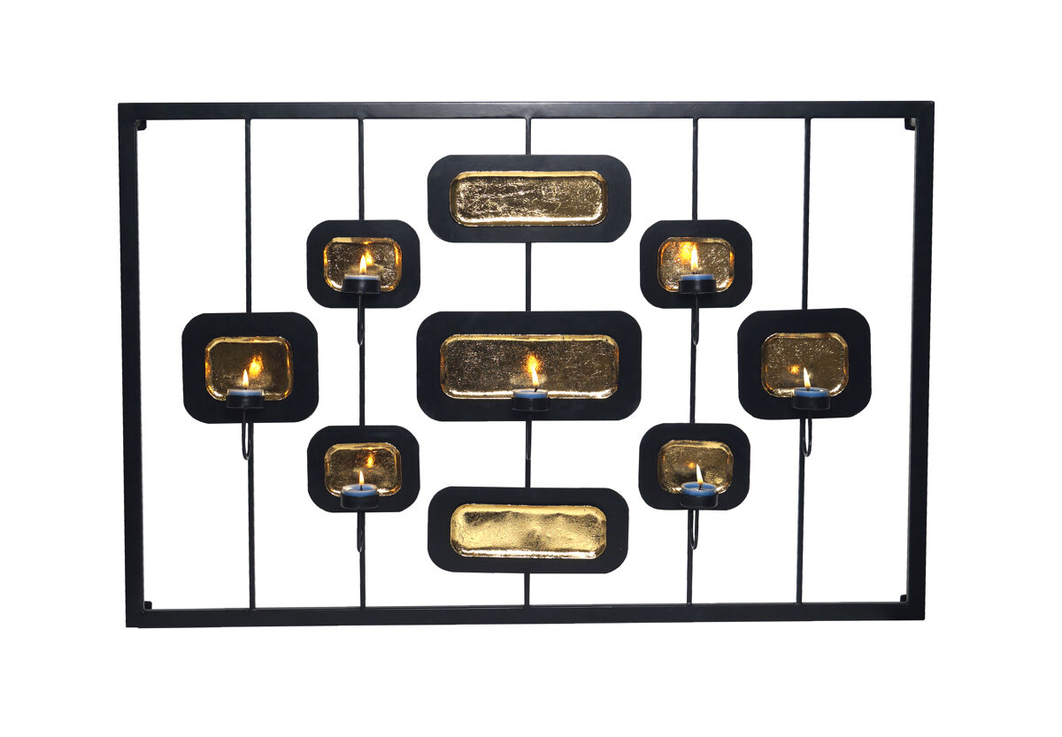 Castiçal decorativo de parede MILOS marca ECOANYA