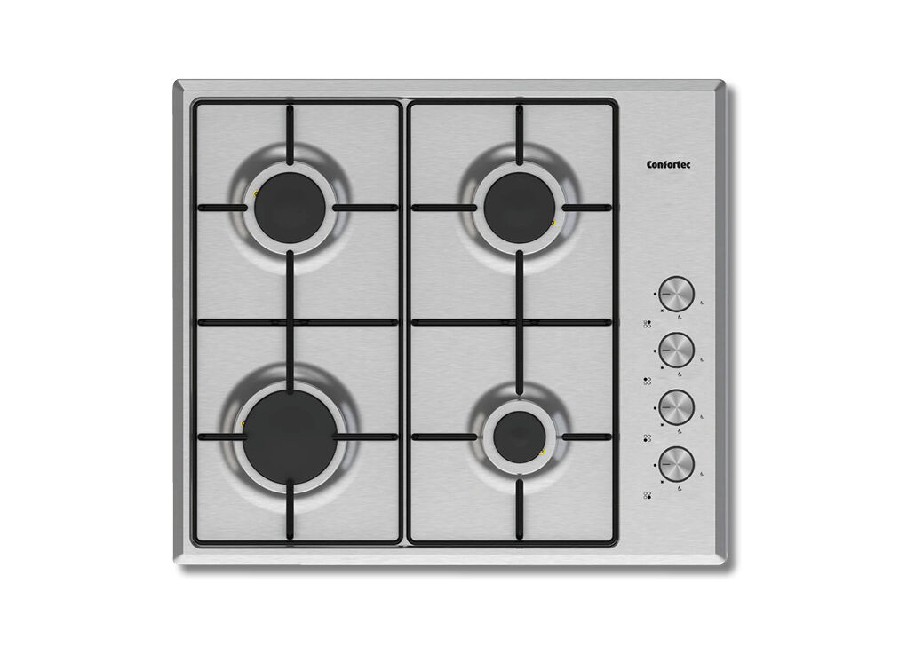 Placa a gás CONFORTEC CFH62SGX 58cm 4 zonas