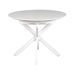 Mesa de cozinha extensível ELIPSE 100/130x100cm Mesa de cozinha extensível ELIPSE 100/130x100cm Branco