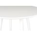 Mesa de cozinha ARO fixa MDF 80x80cm branca Mesa de cozinha ARO fixa MDF 80x80cm branca Branco