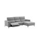 Chaise longue relax elétrica LEANIS Chaise longue relax elétrica LEANIS Cinza
