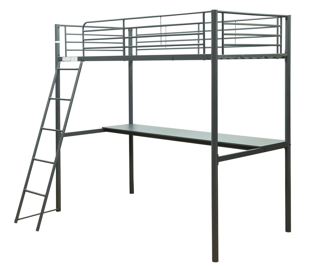 Beliche loft LEBRON com escritório e cama superior