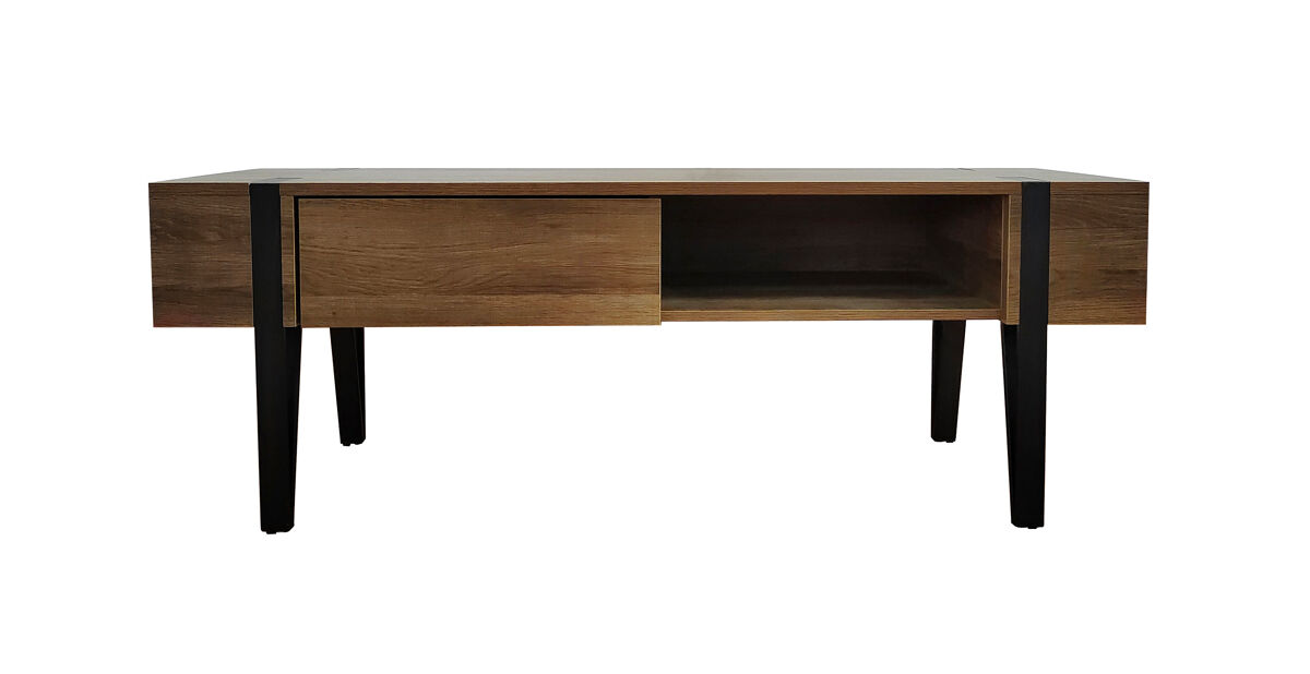 Móvel de TV RETH em carvalho escuro