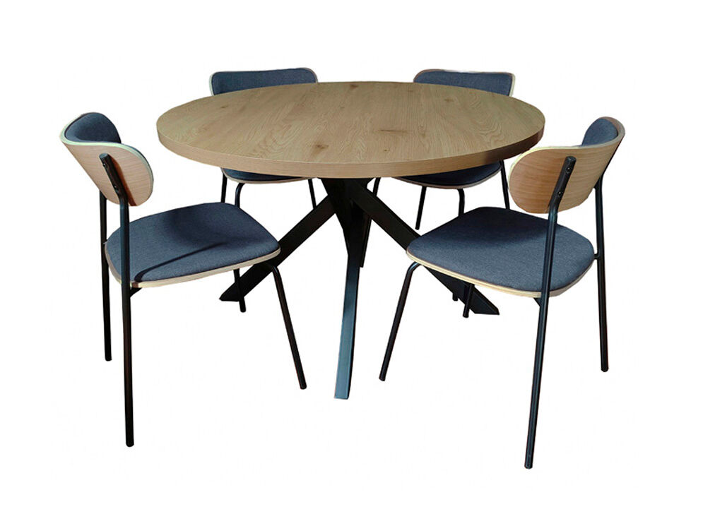 Conjunto de mesa com 4 cadeiras SAVANNAH