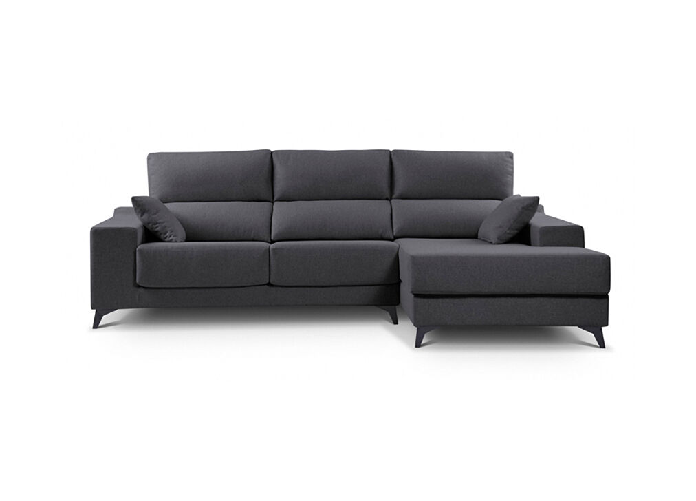 Chaise longue NOELIA 3 lugares Cinza Escuro