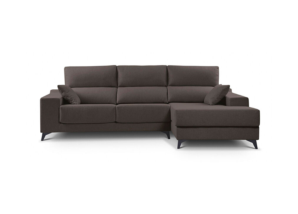Chaise longue NOELIA 3 lugares Castanho