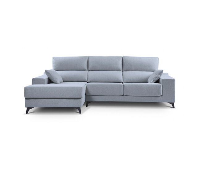 Chaise longue 4 lugares noelia xl cor bleu claro esquerda