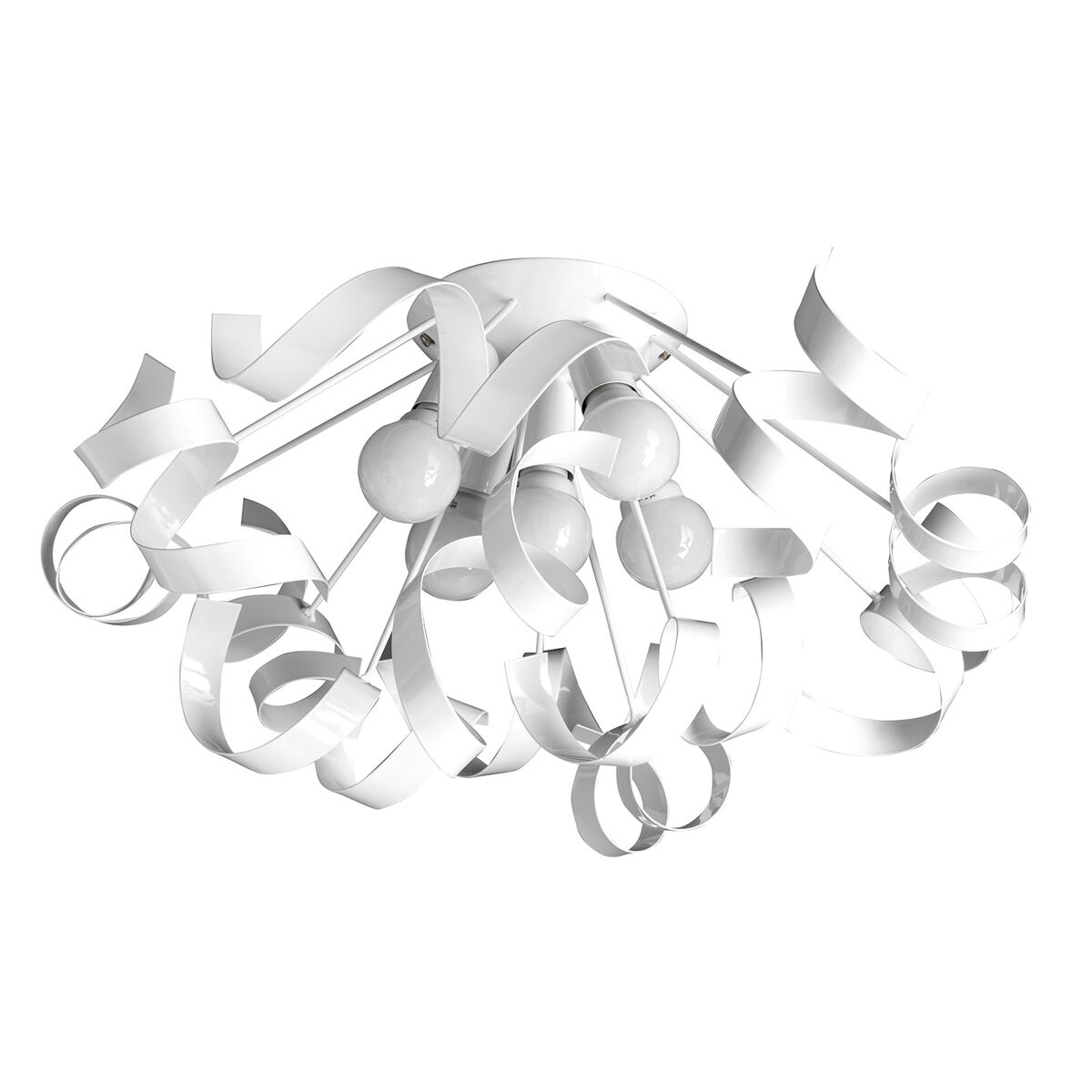 Candeeiro de teto ZOE 5 luzes 6w 30x60x60cm branco