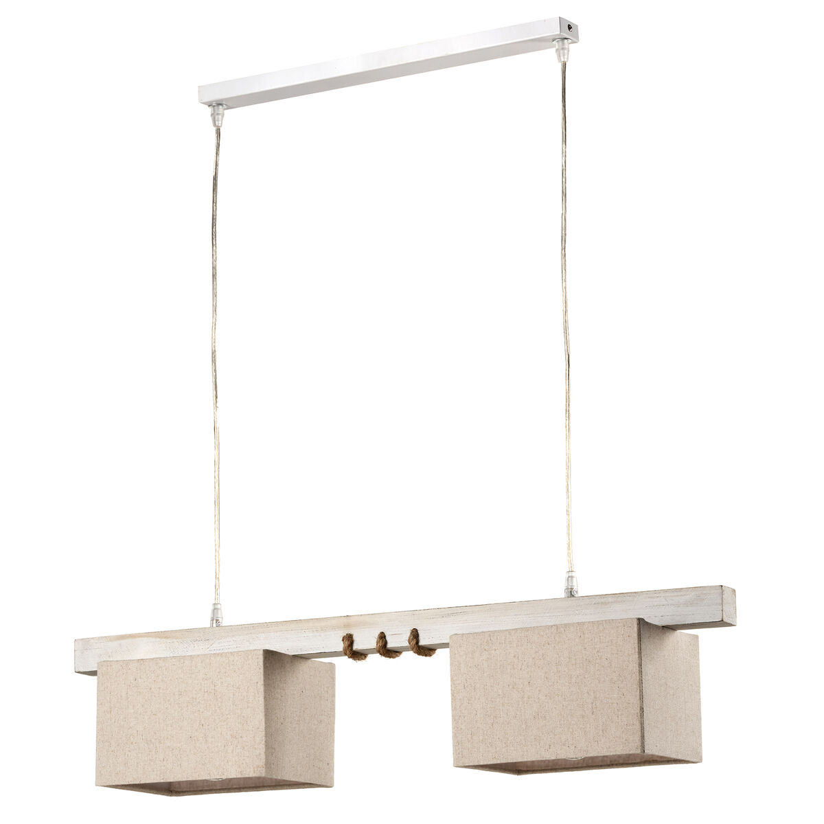 Lâmpada de teto GEA 2 luzes 22 W 100x80x15cm bege