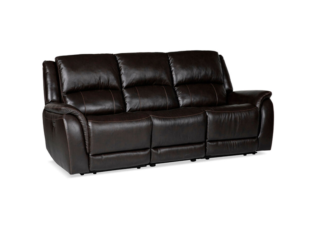 Sofá NINFA 2 lugares relax manual castanho