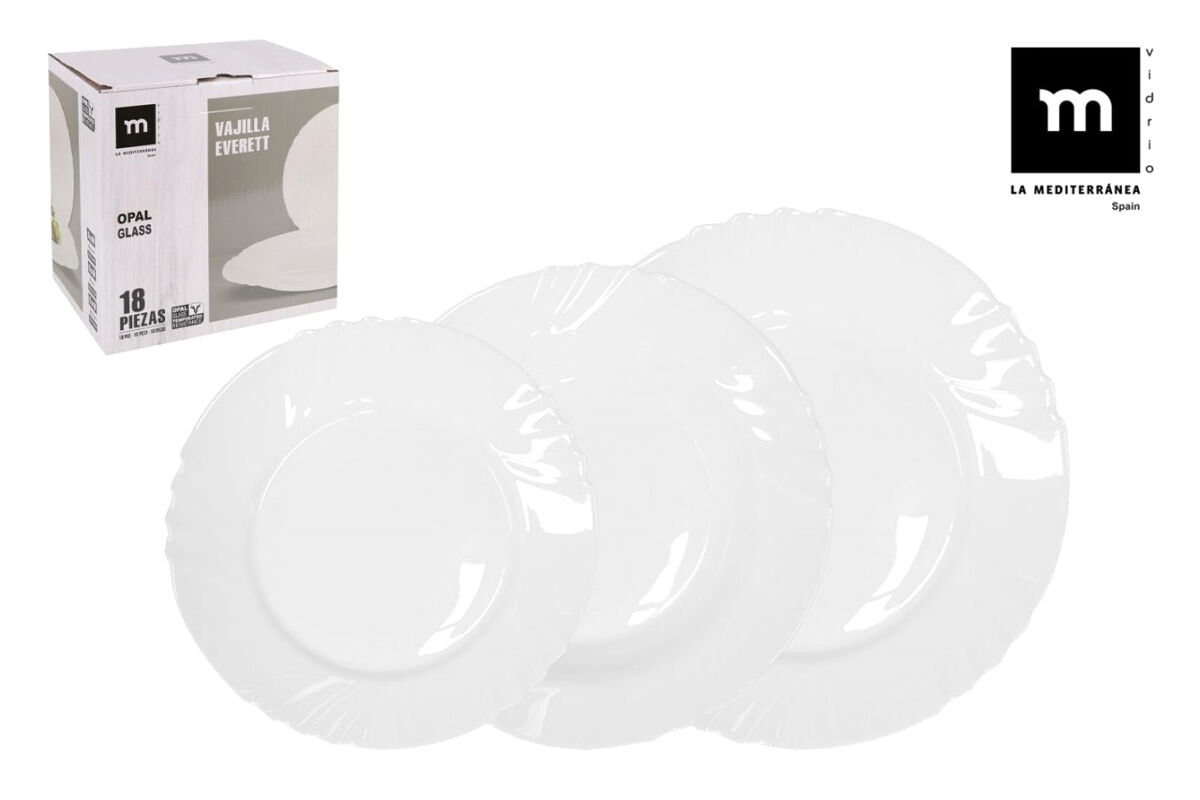 Serviço de loiça EVERETT 18 peças da marca LA MEDITERRÁNEA