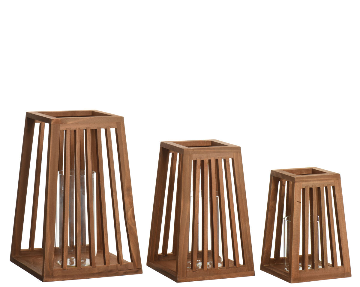 Lanterna decorativa em MADERA marca DECORIS