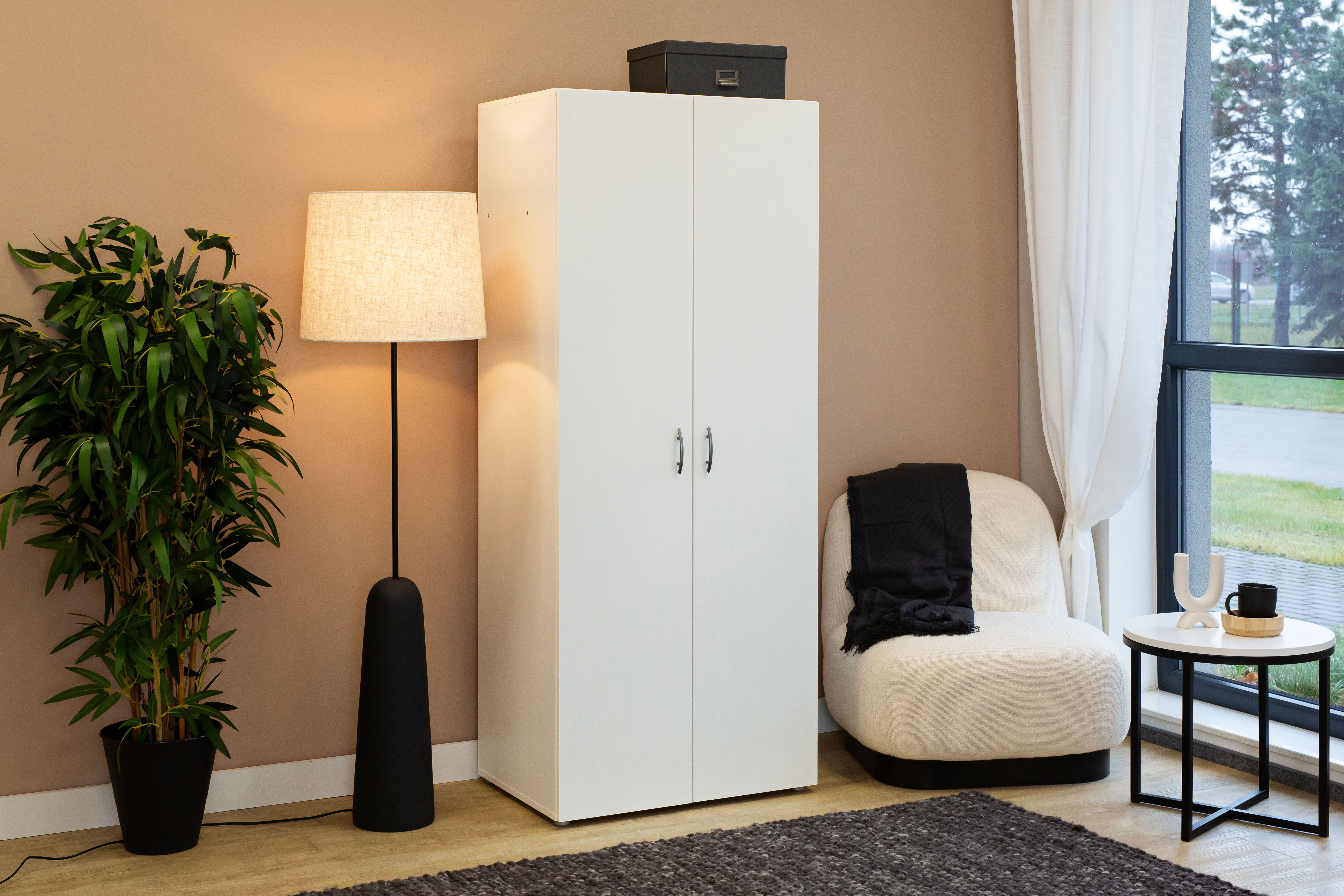 Roupeiro SERIE LEADER portas batentes branco