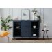 Aparador Caracas 2 portas azul marinho Aparador Caracas 2 portas azul marinho Azul Marino