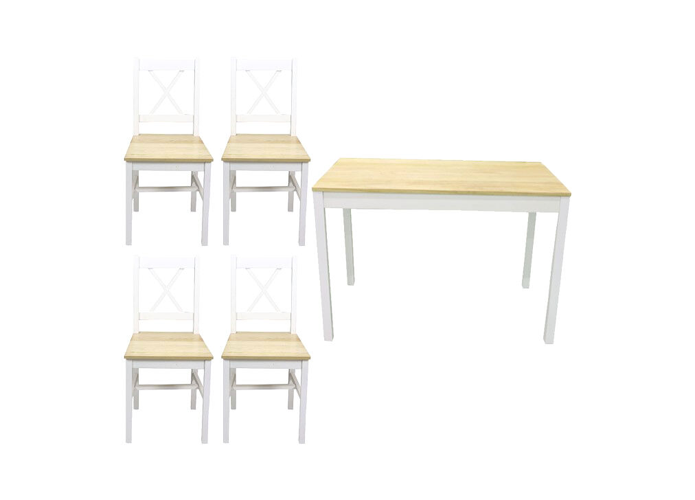 Conjunto de mesa com 4 cadeiras VERSALLES