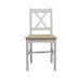 Conjunto de mesa com 4 cadeiras VERSALLES Conjunto de mesa com 4 cadeiras VERSALLES Natural/ Branco