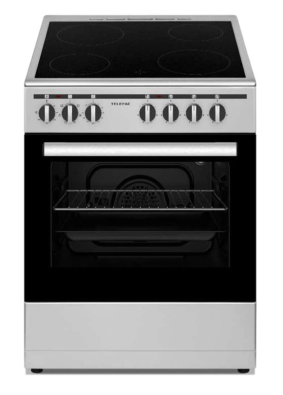 Fogão TELEFAC TFF6662XVTC vitrocerâmica 56 litros 60cm 