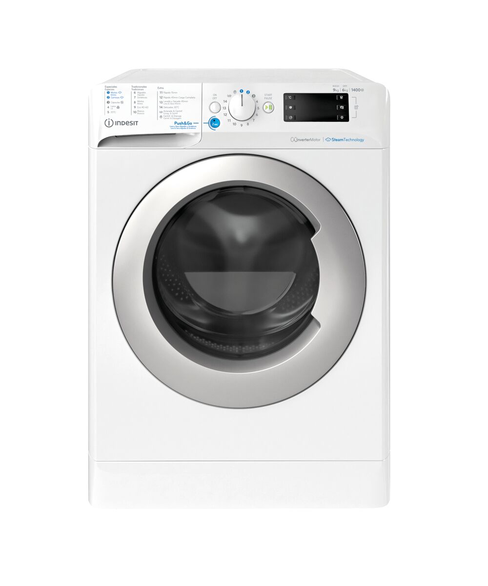 Máquina lavar-secar roupa INDESIT BDE 96436 WSV SPT 9kg/6kg 1400 RPM