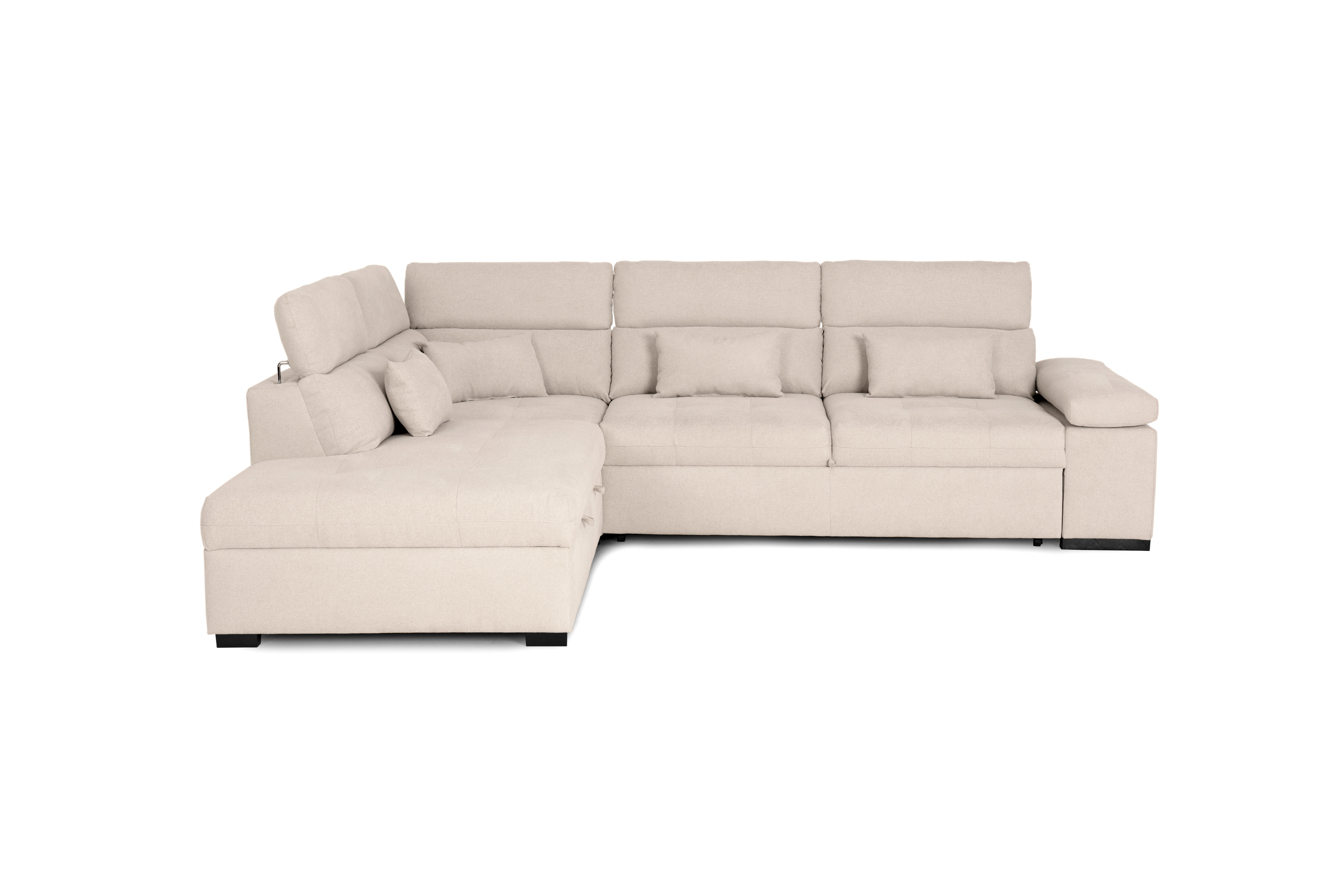 Sofá de canto reversível com cama STEWART