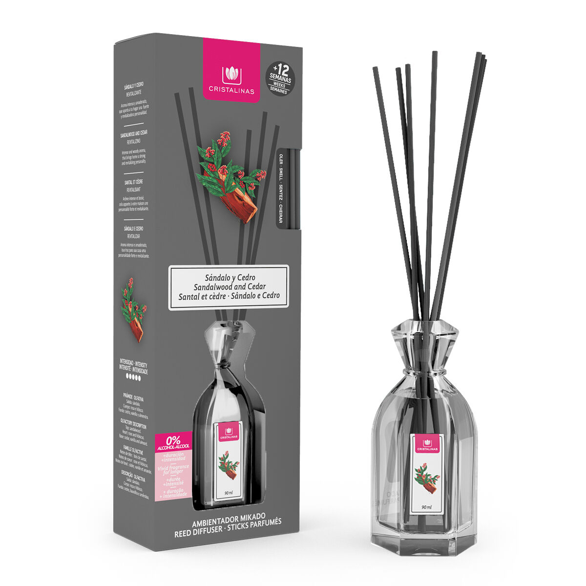 Ambientador mikado casa SÁNDALO y CEDRO 90ml