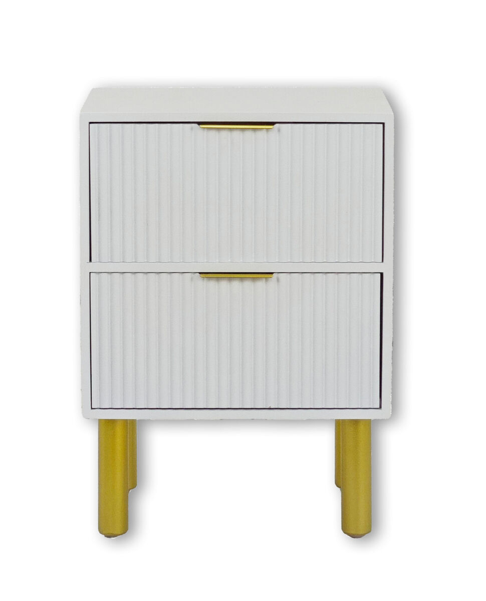 Móvel de apoio BIANCA 2 gavetas 42x30x24 branco