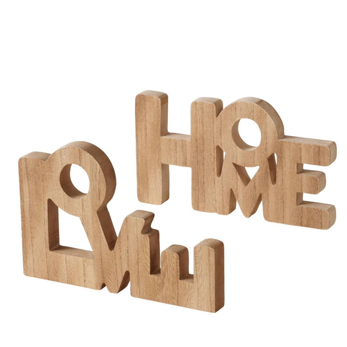 Figura HOME e LOVE sortida da marca BOLTZE