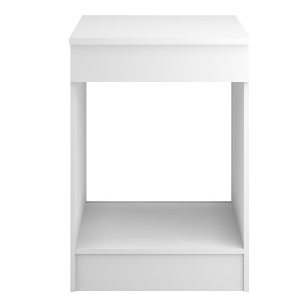 Módulo baixo UNO de 60cm para forno branco mate