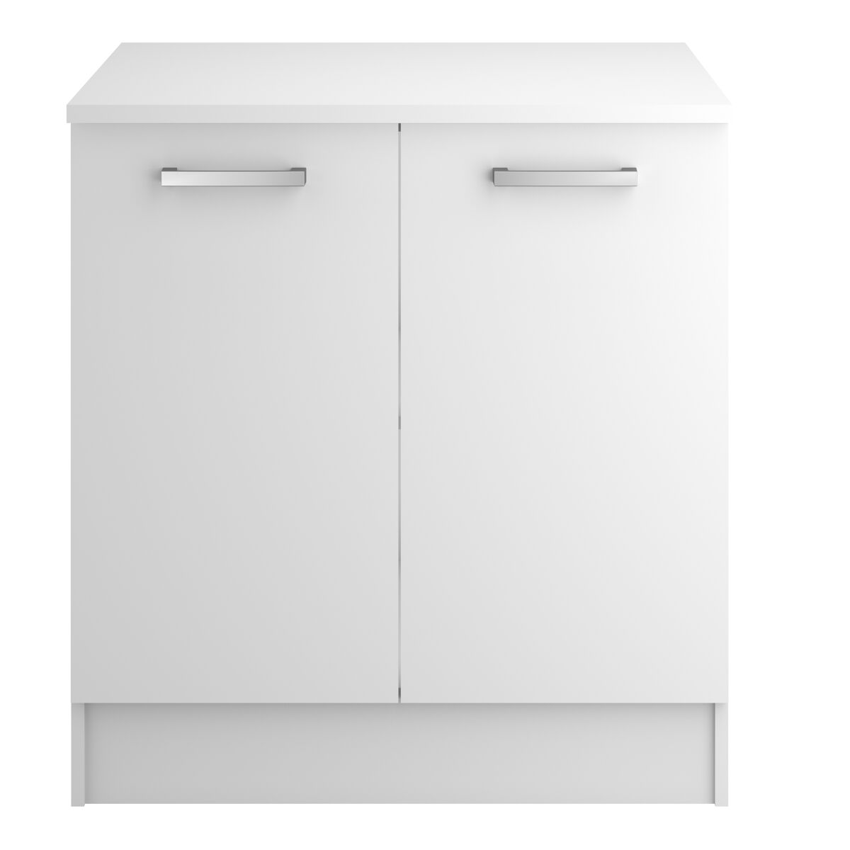 Módulo baixo UNO de 80cm 2 portas branco mate