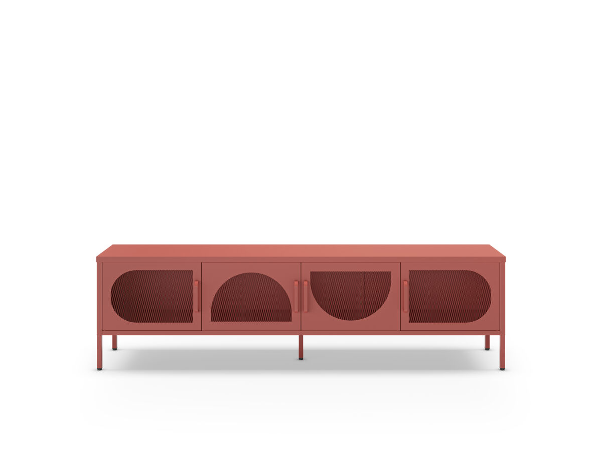 Conforama Móvel De Tv Tayra 160Cm Terracota Castanho