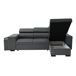 Chaise longue com cama NORWAY reversível 3 lugares cinza Chaise longue com cama NORWAY reversível 3 lugares cinza Cinza