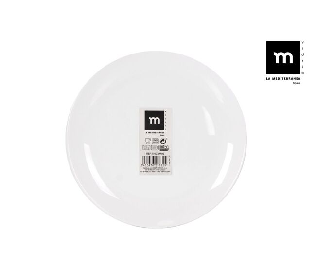 Prato raso opal coup basic 25cm branco