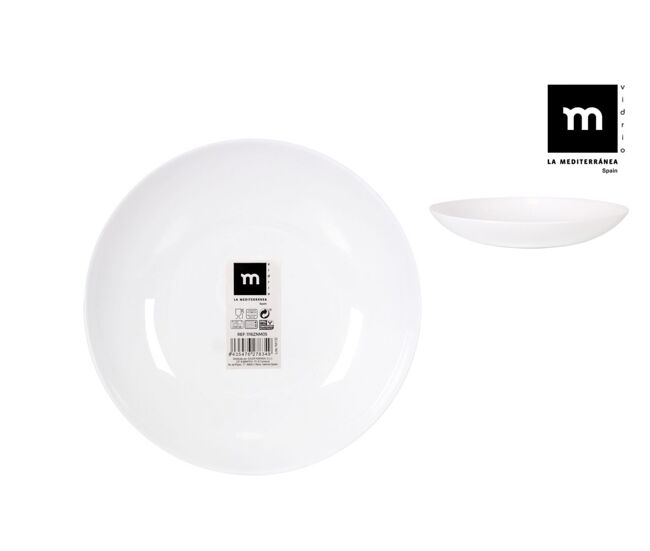 Prato fundo opal coup basic 20cm branco