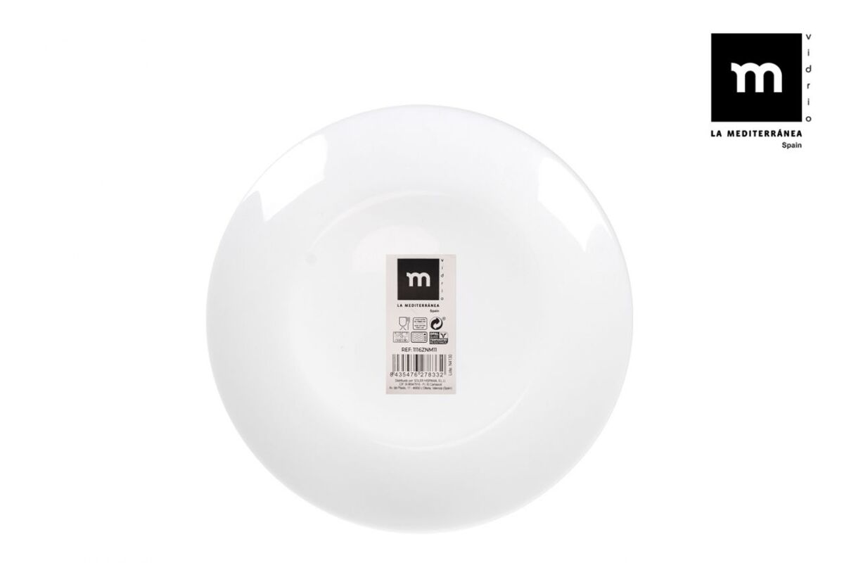 Prato OPAL COUP BASIC cor branco