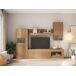 Compacto de TV 265cm 3 portas FERRARA Compacto de TV 265cm 3 portas FERRARA Carvalho
