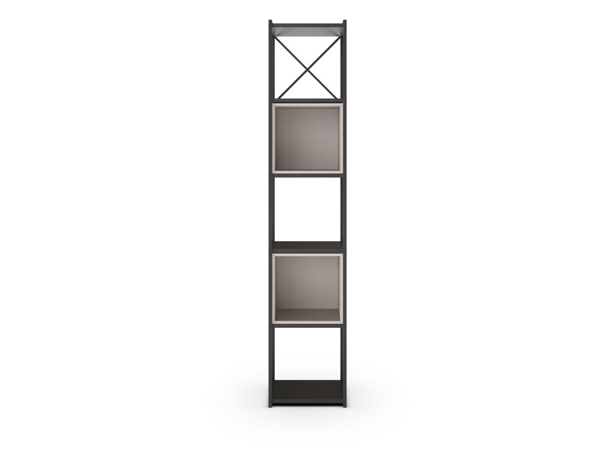 Estante ANYA 36cm preto e creme