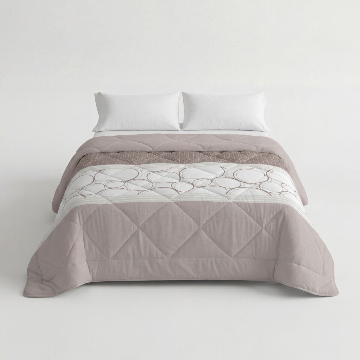 Edredão poliéster viena cama 150cm
