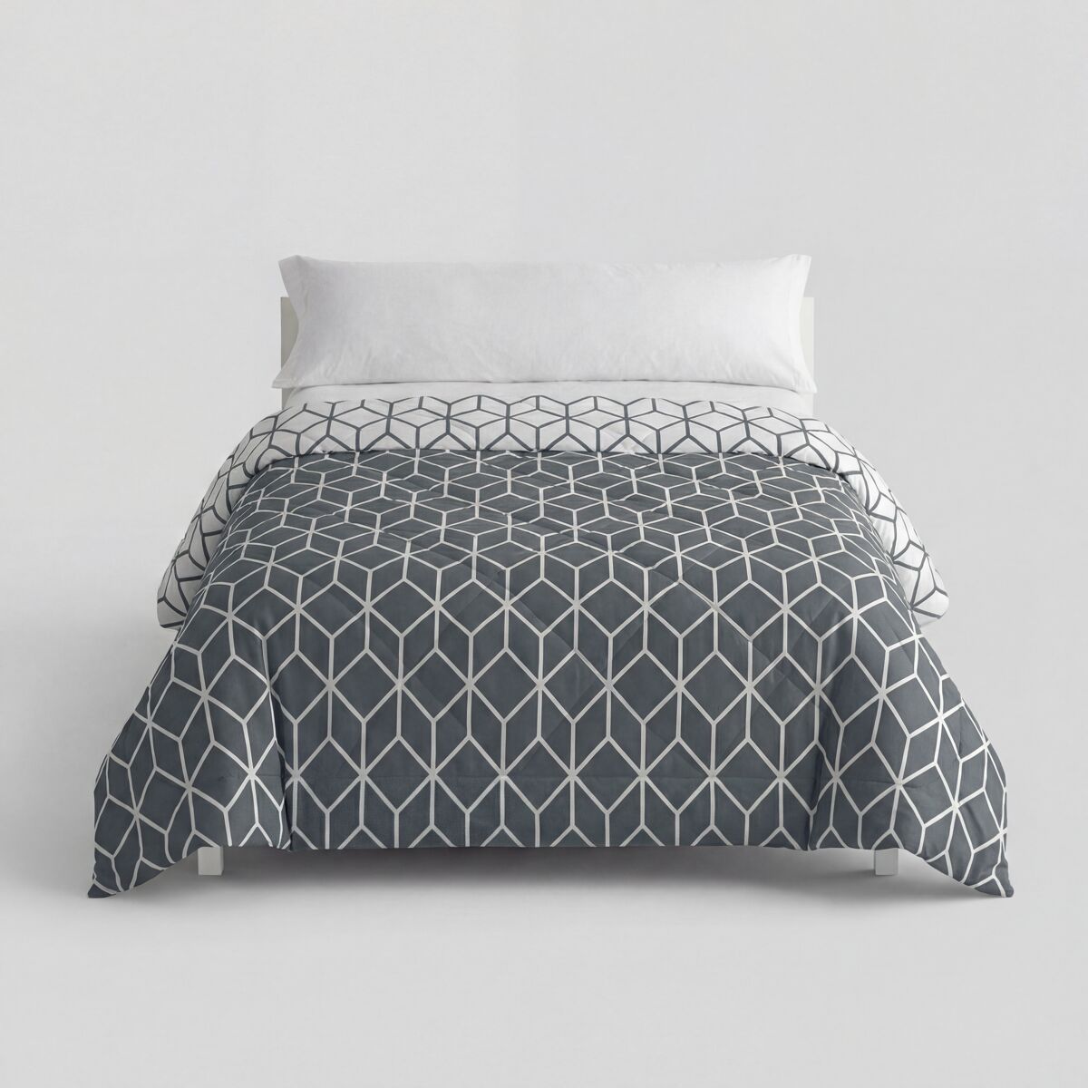 Edredão poliéster praga cama 150cm
