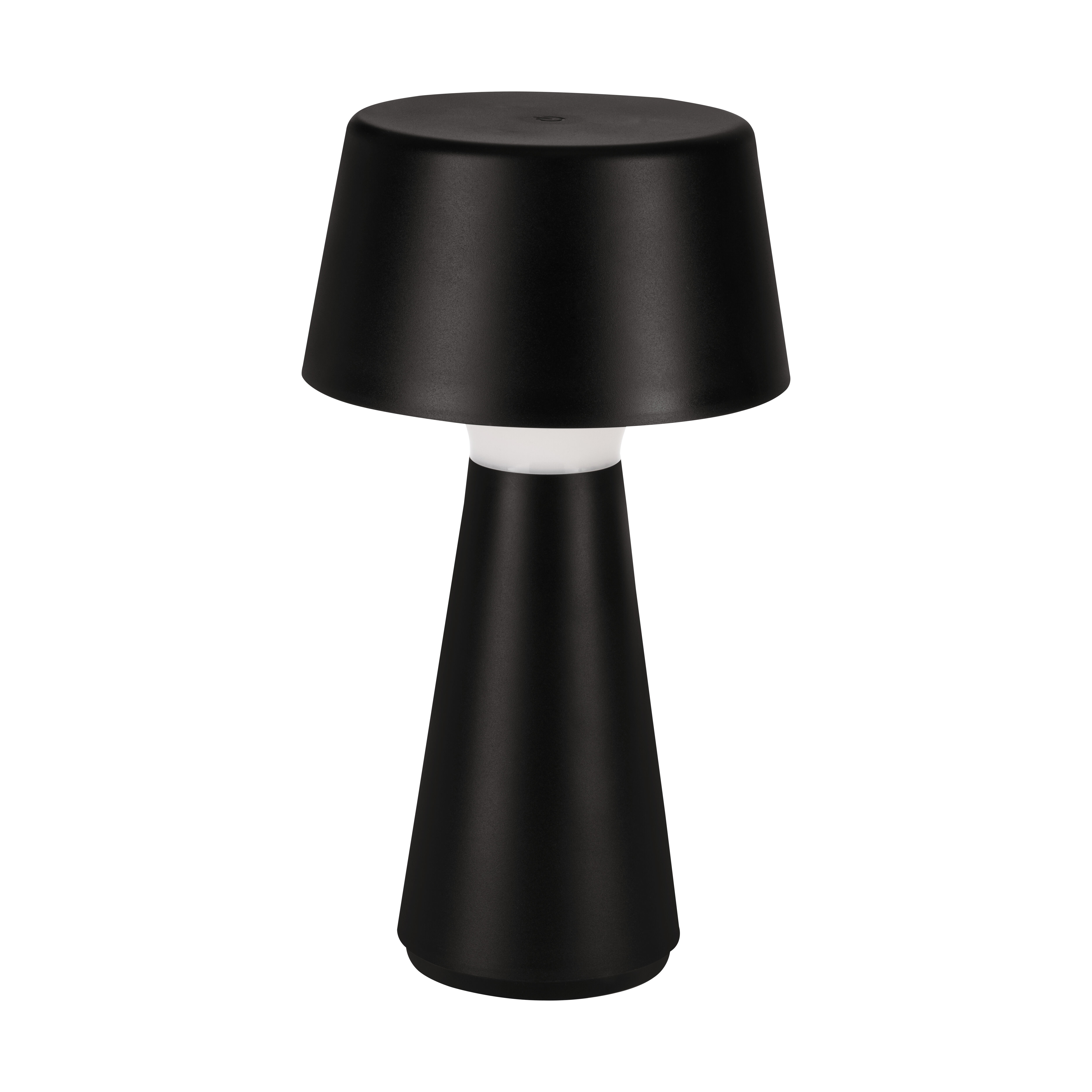 Candeeiro de mesa HUESA led cor preto 29x13x13cm