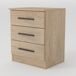 Mesa de cabeceira DREAM 3 gavetas 56x45x36cm Mesa de cabeceira DREAM 3 gavetas 56x45x36cm Branco