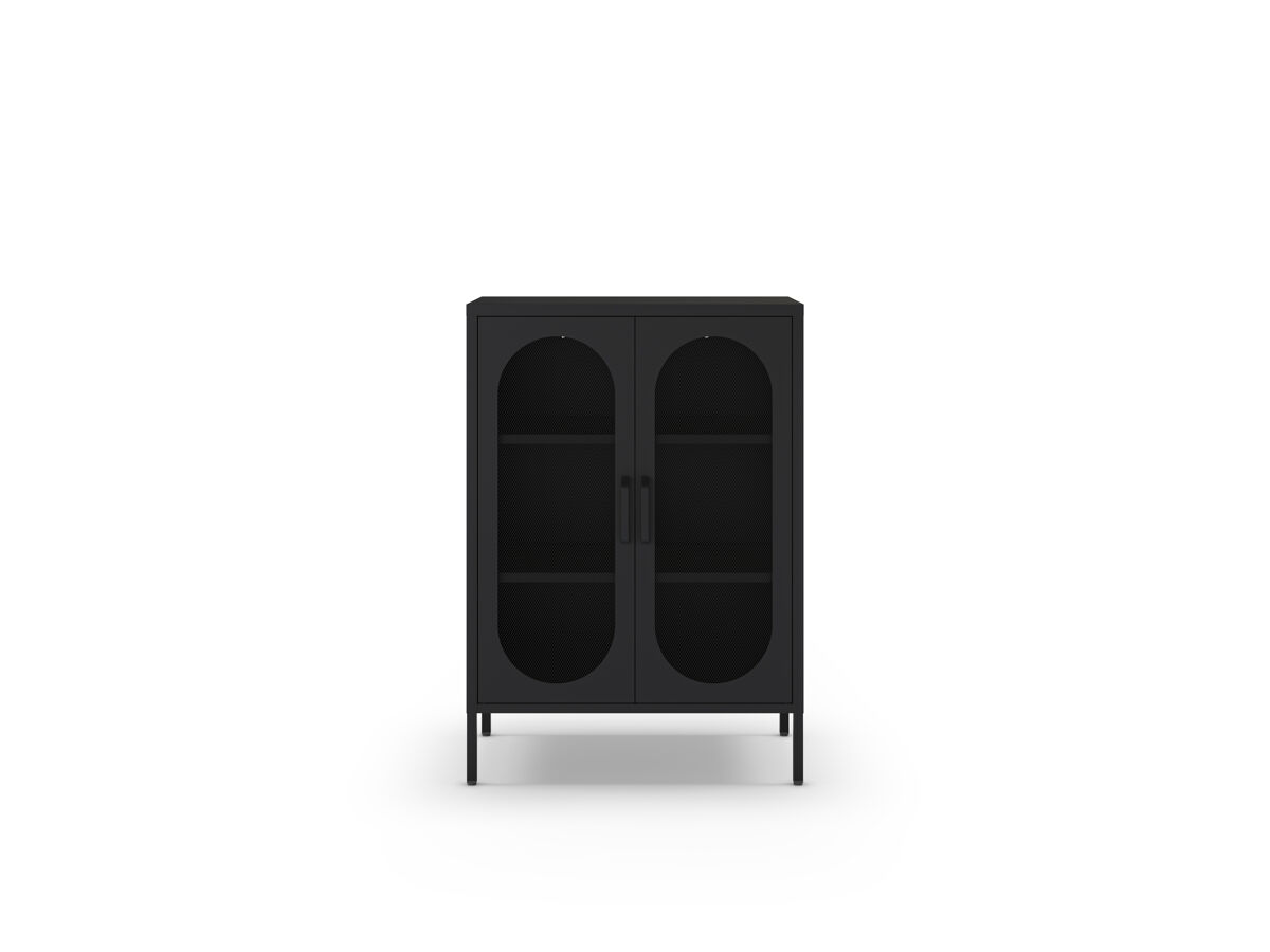 Aparador DIORA com 2 portas Preto