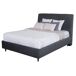 Cama MAJESTIC 150x190cm cor cinza Cama MAJESTIC 150x190cm cor cinza Cinza