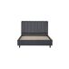 Cama MAJESTIC 150x190cm cor cinza Cama MAJESTIC 150x190cm cor cinza Cinza