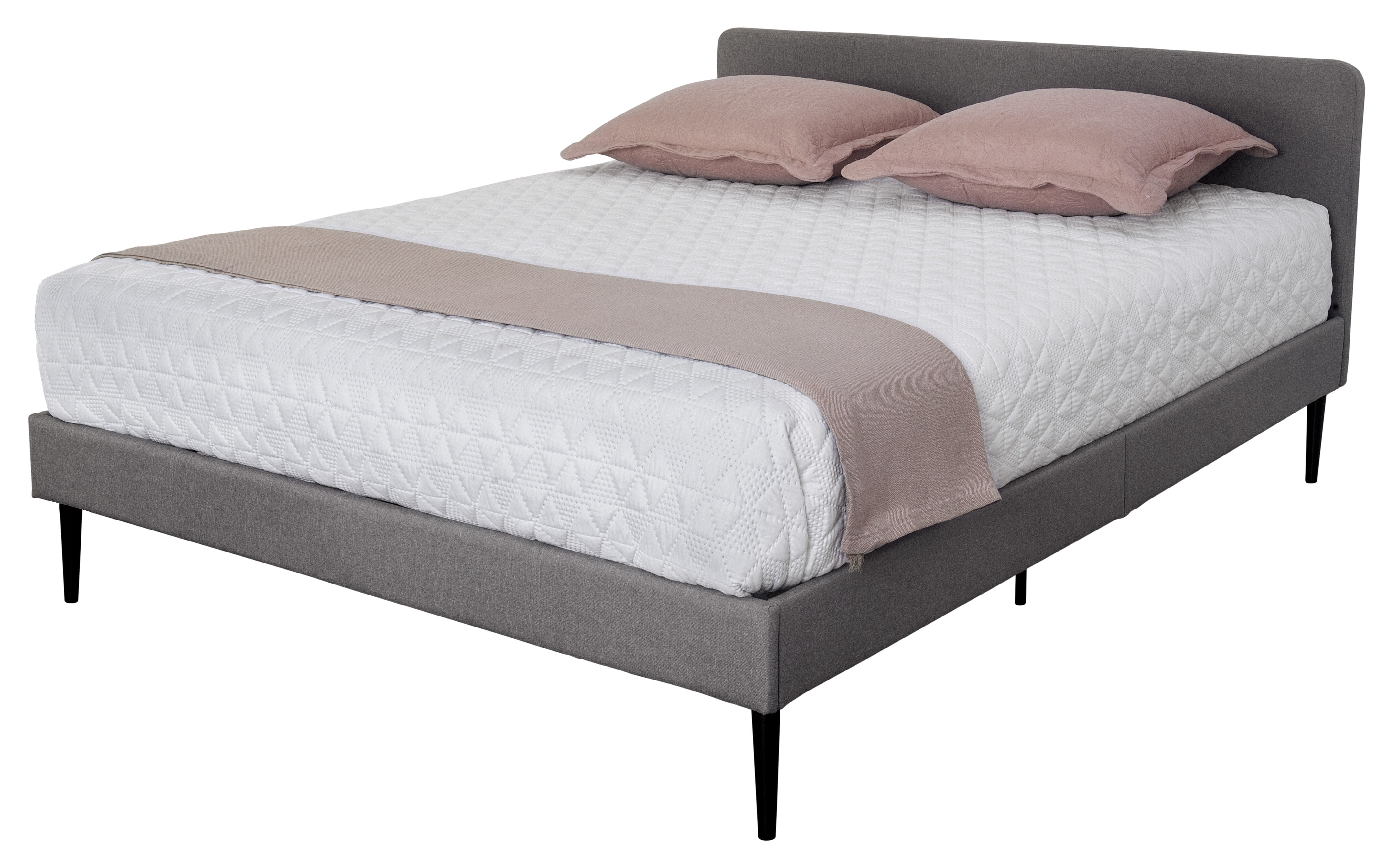 Cama STAR 150x190cm em cor cinza