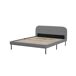 Cama STAR 150x190cm em cor cinza Cama STAR 150x190cm em cor cinza Cinza