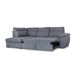 Sofá de canto KENDAL com cama e arca Sofá de canto KENDAL com cama e arca Cinza