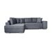 Sofá de canto com cama KARINA esquerda 4 lugares cinza escuro Sofá de canto com cama KARINA esquerda 4 lugares cinza escuro Cinza