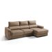 Chaise longue NAHIA com baú de 4 lugares Chaise longue NAHIA com baú de 4 lugares Camel