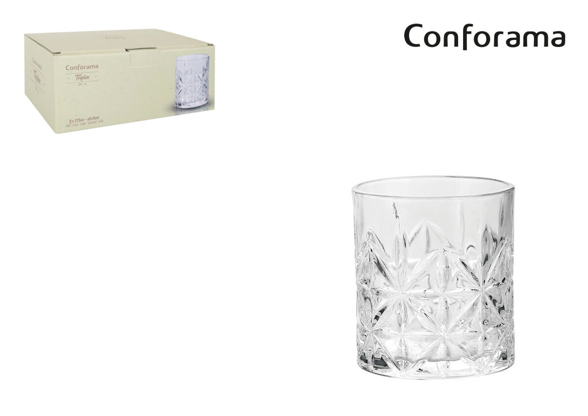 Conjunto de copos STAR 6 peças 0,275 litros marca CONFORAMA