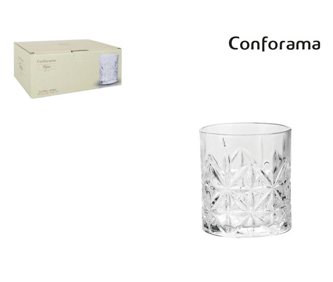 Conjunto de copos star 6 peças 0,275 litros marca conforama - conforama