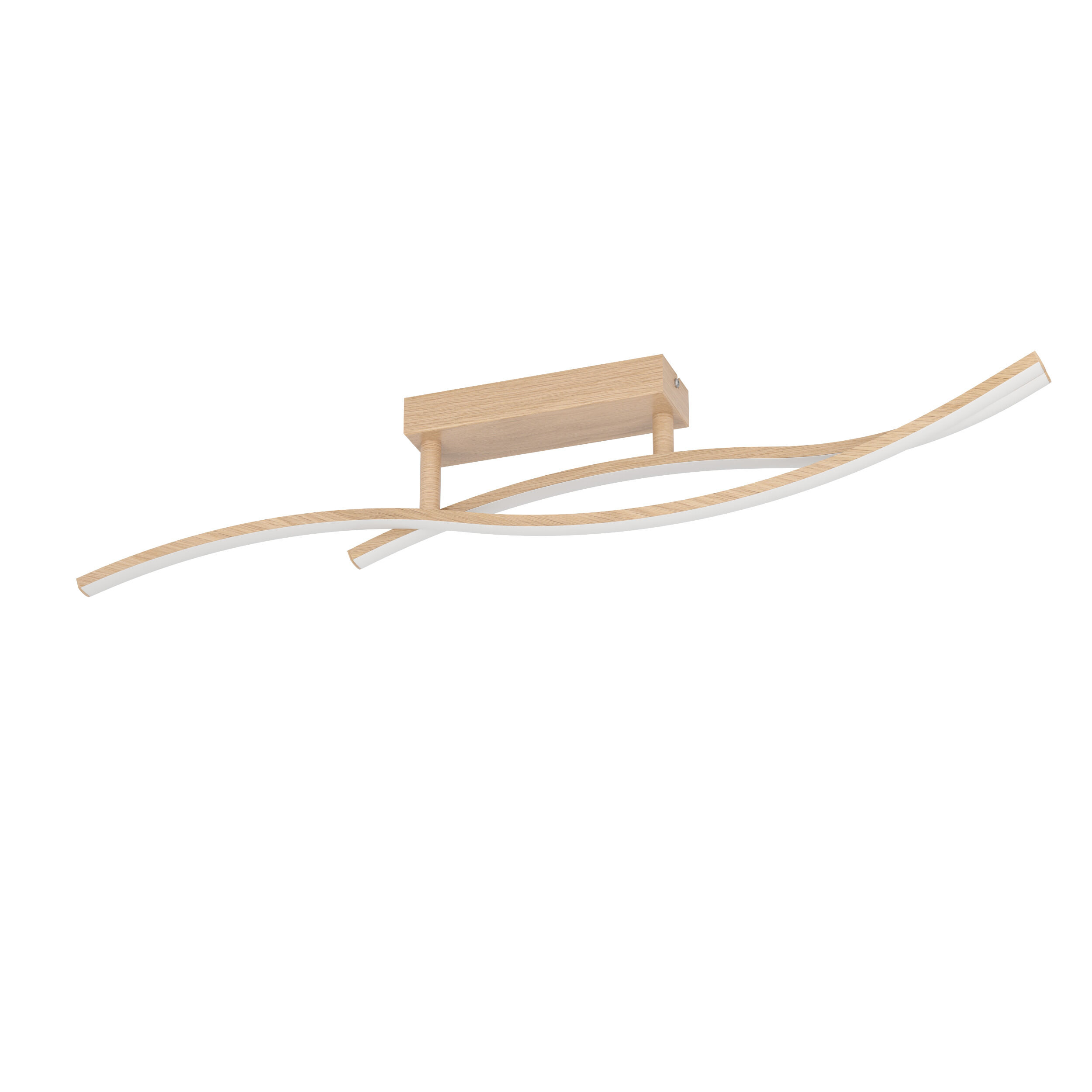 Candeeiro de teto GRISOLIA led efeito madeira marca EGLO